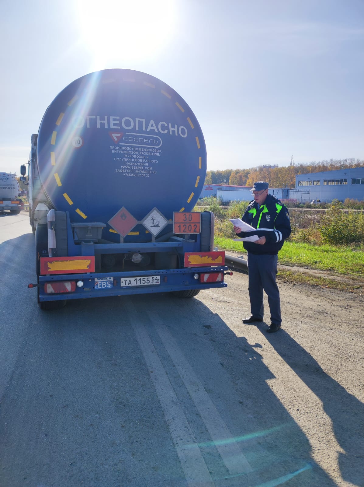 Проведение совместного контроля за осуществлением перевозок грузов в  Новосибирской области и Красноярском крае - Ространснадзор