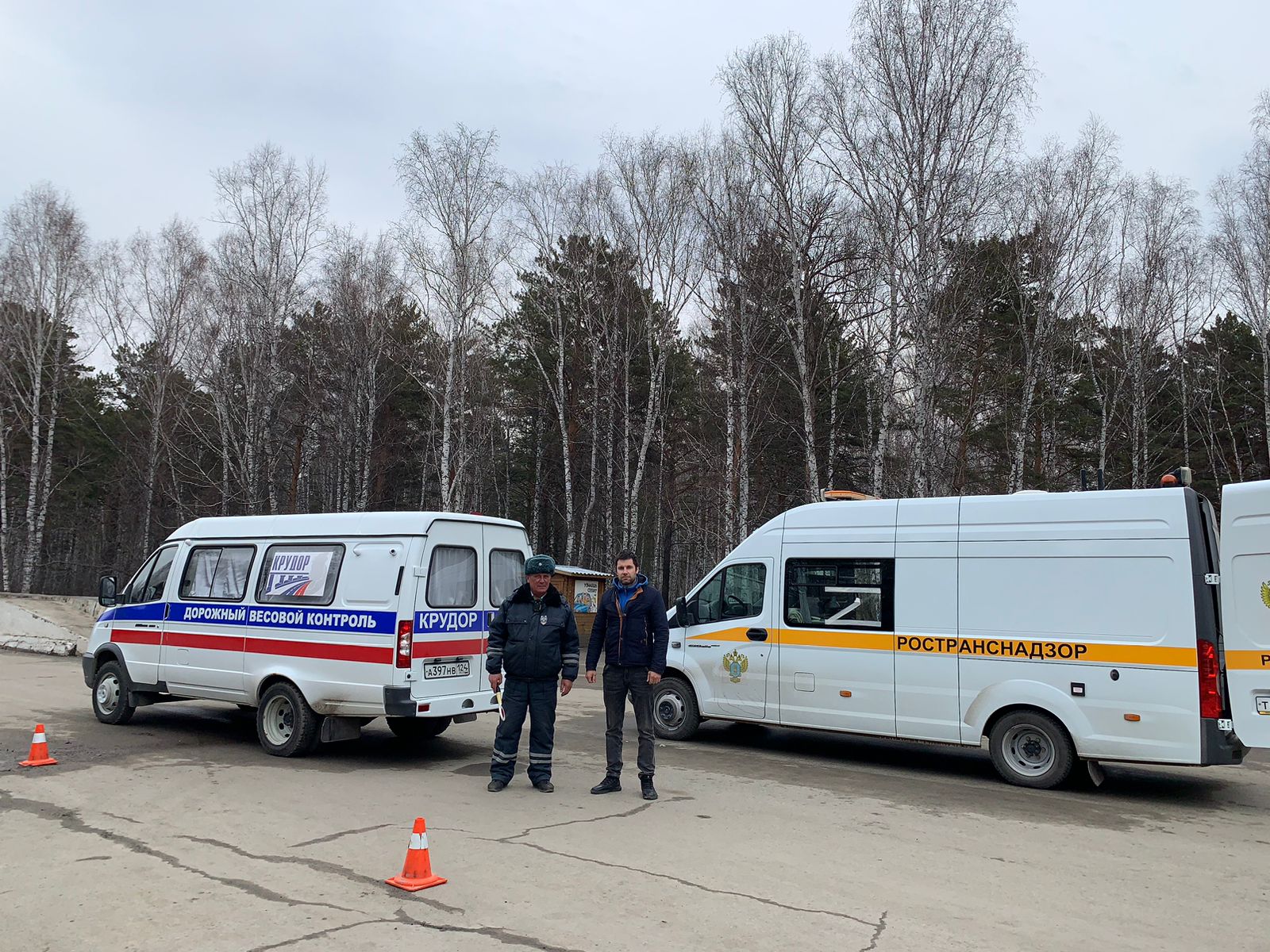 На автомобильной трассе Красноярск-Енисейск был проведен межведомственный  рейд - Ространснадзор