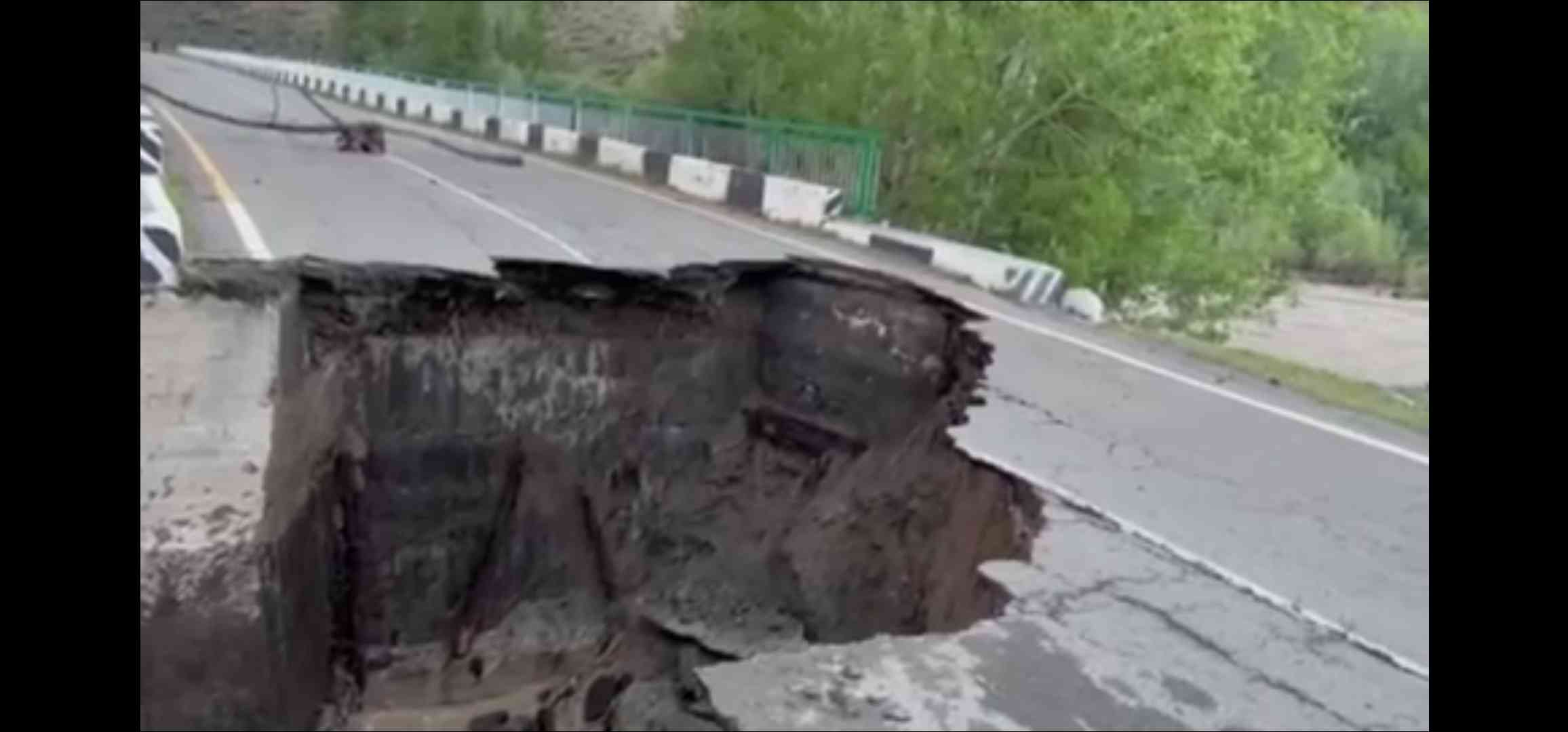 Запрещено движение на региональной автомобильной дороге 