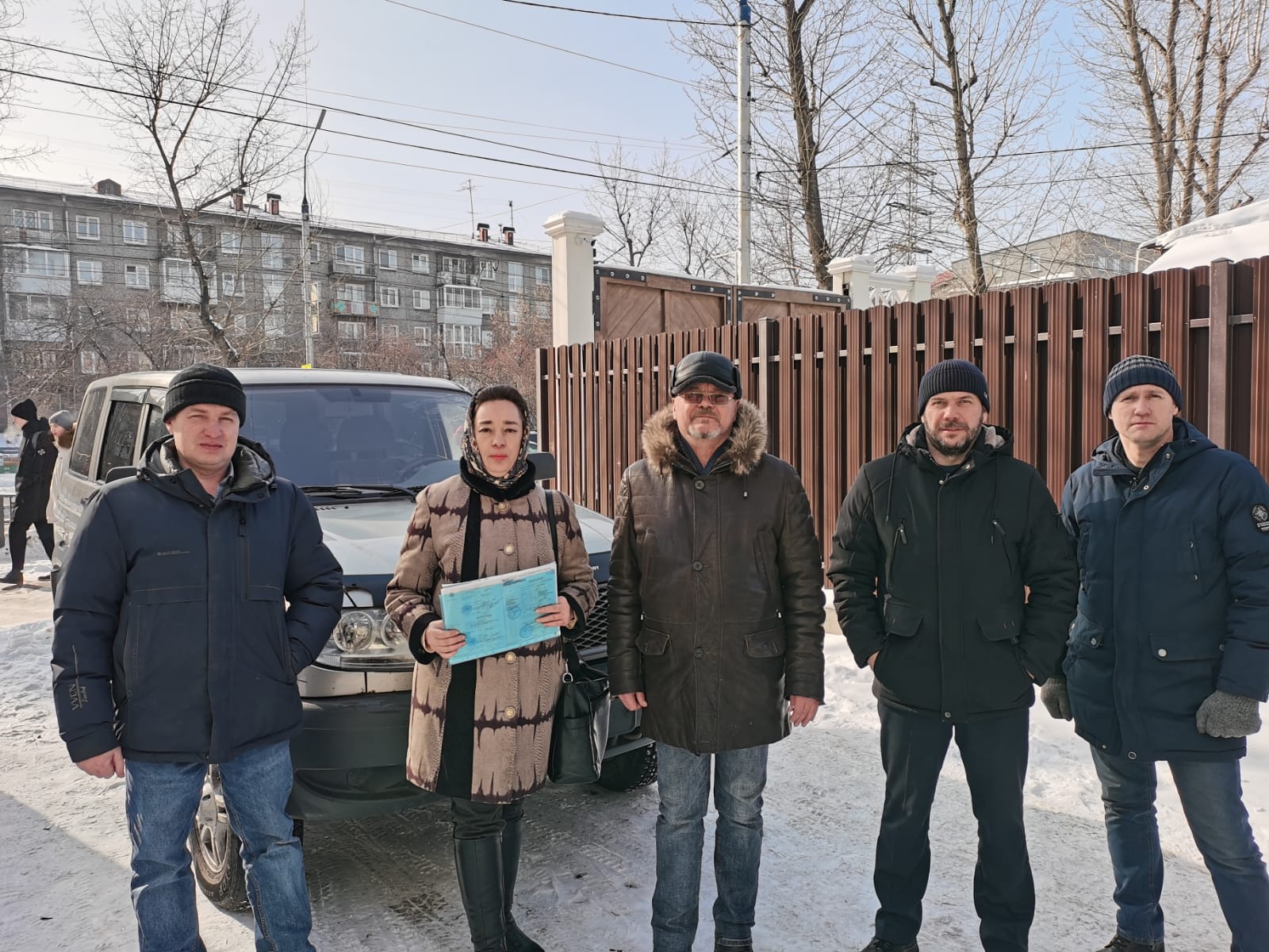 В городе Иркутске состоялась передача автомобиля для нужд военнослужащих в  зоне СВО - Ространснадзор