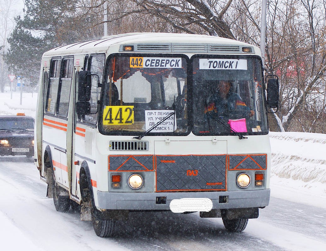 Автобус 442, Северск - Томск: маршрут, остановки — Яндекс …