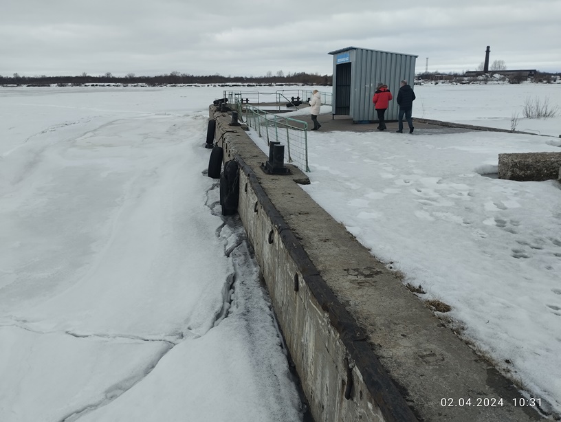 Выездные обследования причалов в Архангельске