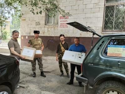 Сотрудниками Волгоградского территориального отдела передана гуманитарная помощь добровольцам и участникам СВО