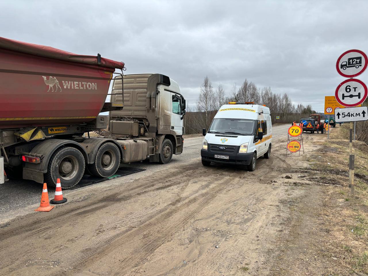 Мероприятия по весовому и габаритному контролю транспортных средств в Костромской и Ярославской областях