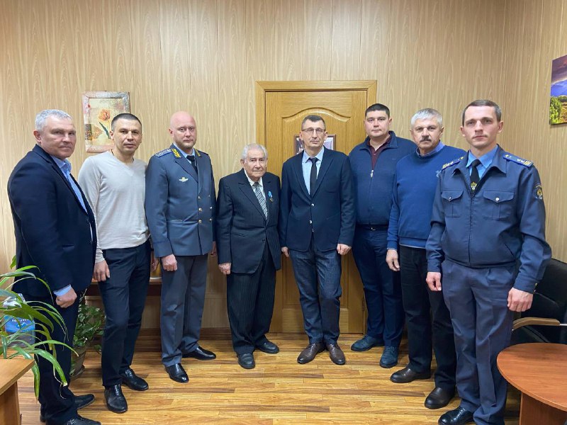 Награждение Ветерана Федеральной службы по надзору в сфере транспорта