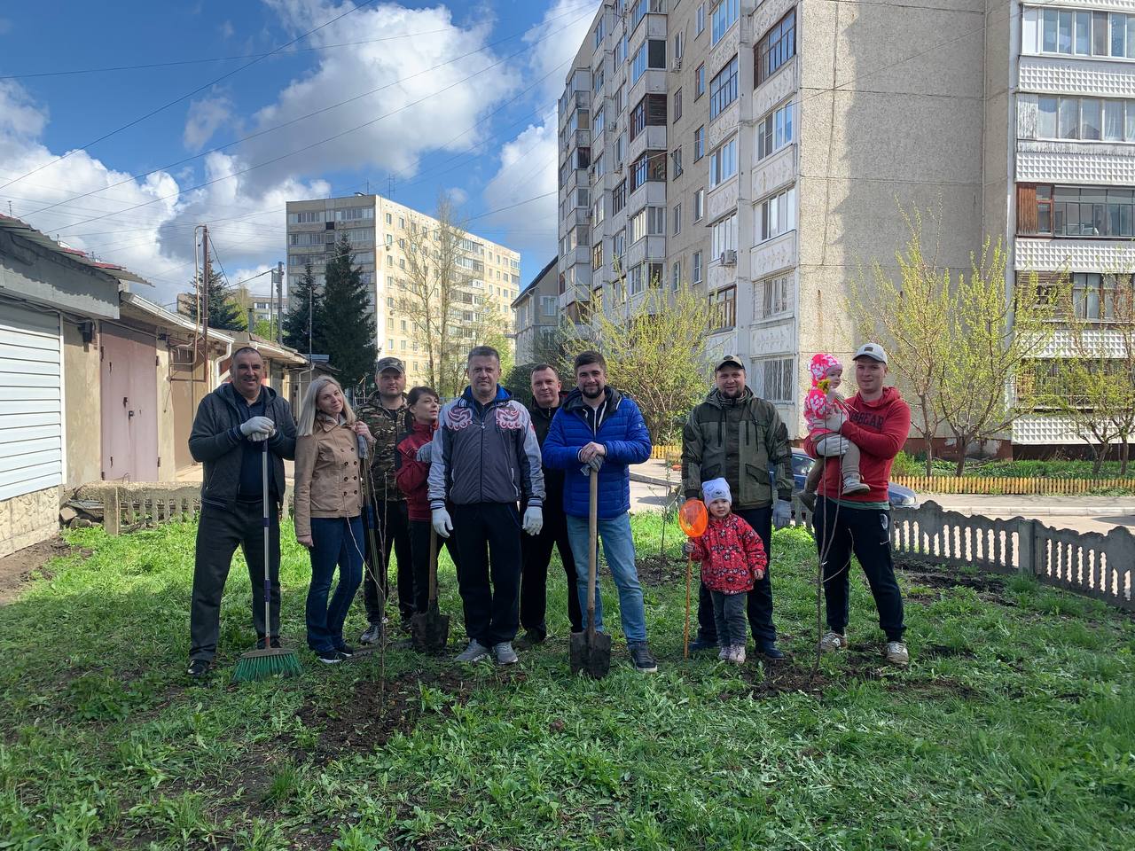 Участие в месячнике по благоустройству, повышению экологии и озеленению на территории Орловской области