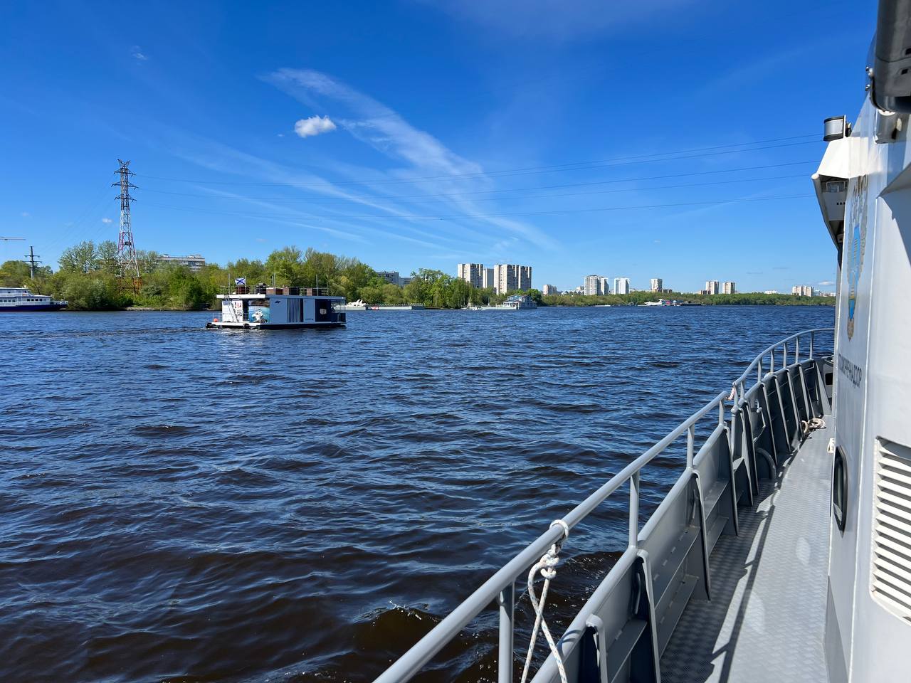 Постоянный рейд прошел на акватории Химкинского водохранилища