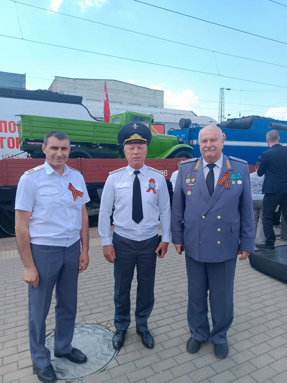 Владимир Рудяк принял участие во встрече ретро-поезда«Победа»