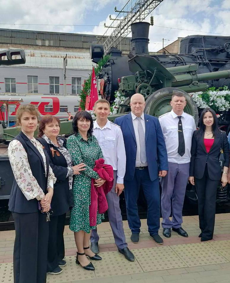 Владимир Рудяк принял участие во встрече ретро-поезда«Победа»