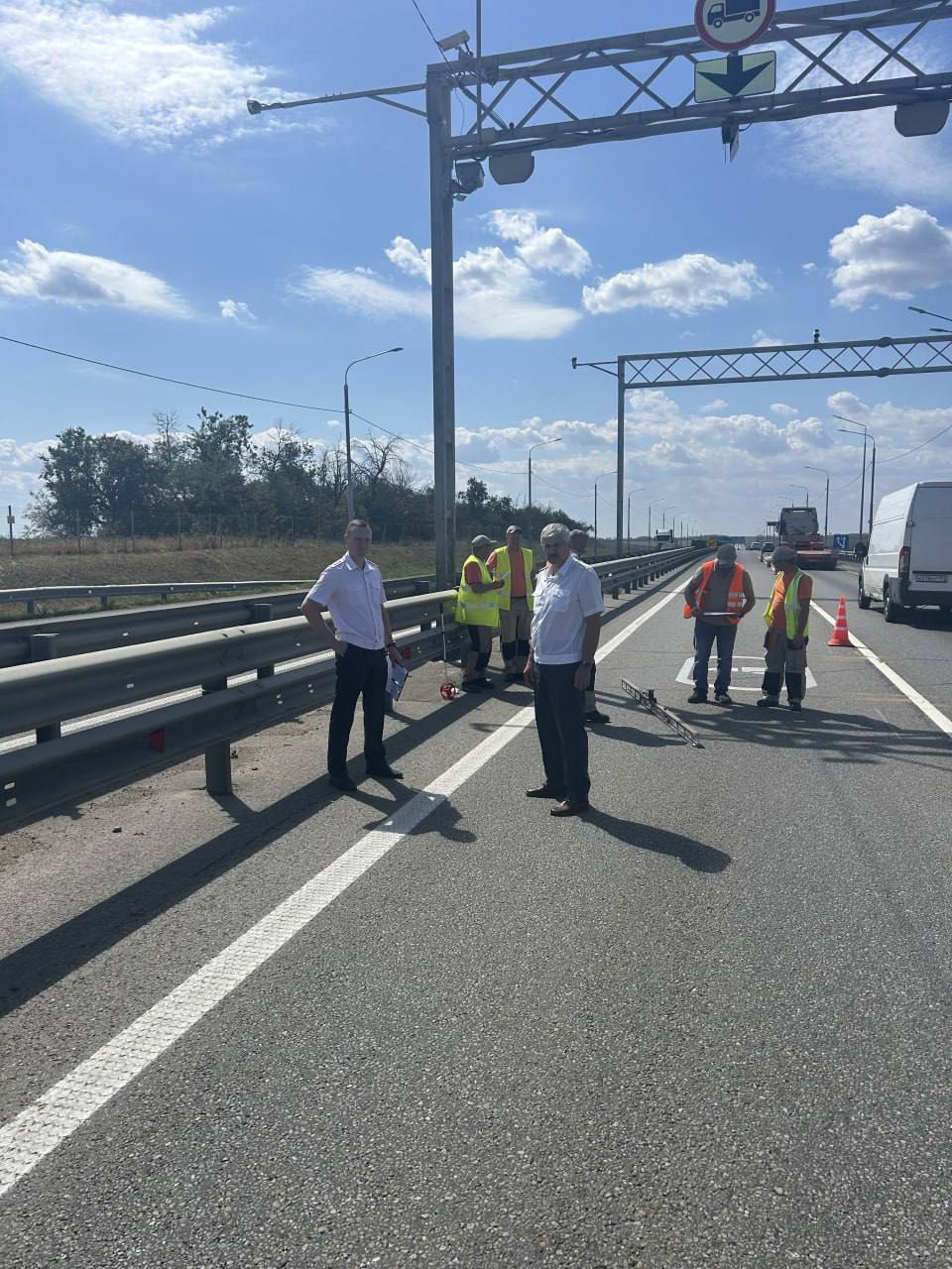 Проверка соответствия участка автомобильной дороги для осуществления автоматического весового и габаритного контроля в Краснодарском крае