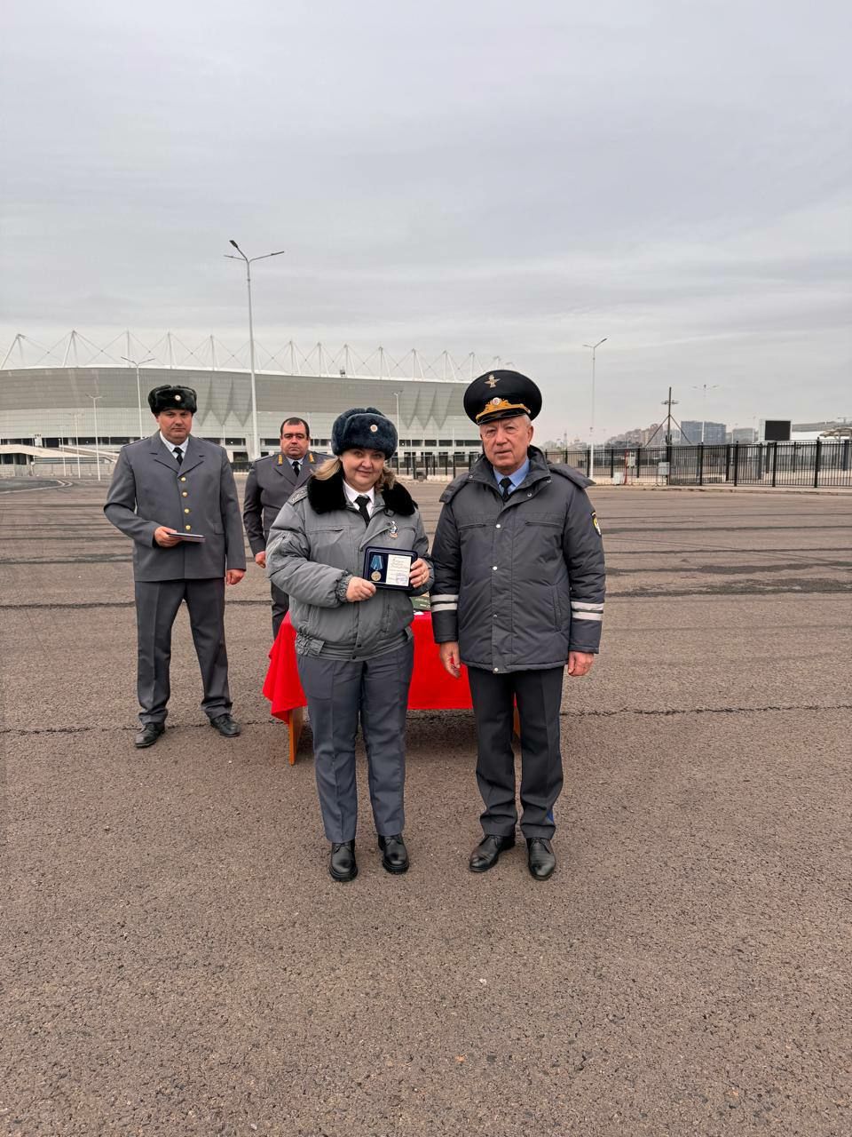 Строевой смотр сотрудников Госавтодорнадзора в г. Ростов-на-Дону