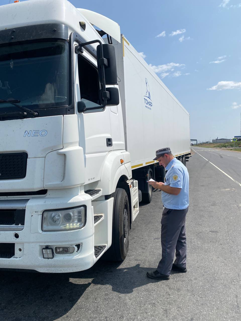Контроль в области перевозок различных видов грузов автомобильным транспортом по Донецкой Народной Республике