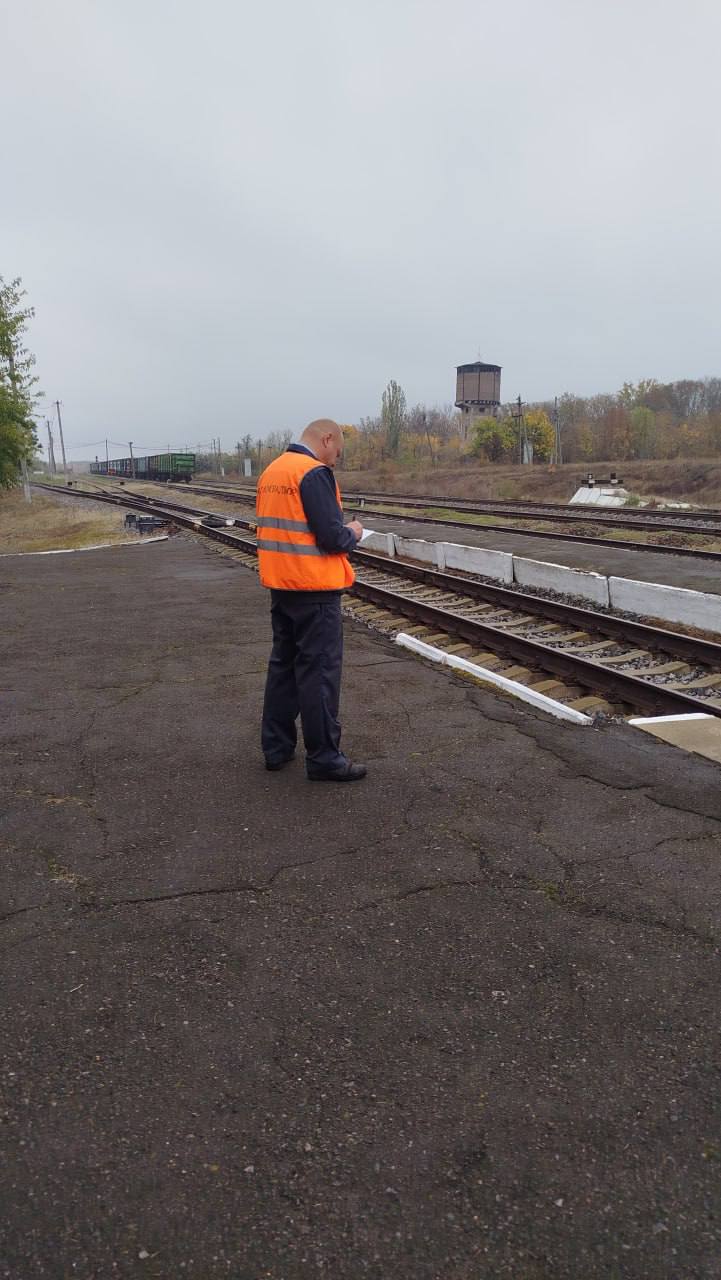 Обследование железнодорожной станции Караванная Донецкого филиала ФГУП «Железные дороги Новороссии»